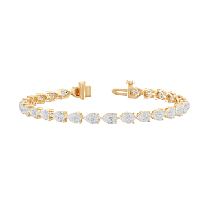 Pulsera de Tenis con Moissanita para Mujer, Brillante, Elegante, Joyería Fina, Regalo - Product Image 1