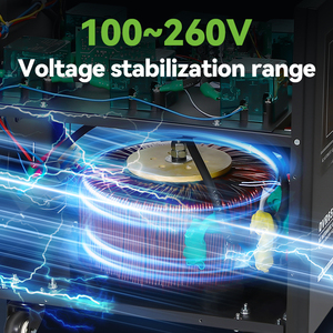 Dễ Dàng Hoạt Động 3KVA 5KVA 8KVA Tự Động Điều Chỉnh Điện Áp <span class=keywords><strong>220V</strong></span> Thông Minh Ổn Định Cho Nhà Điện - Product Image 3