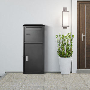 JH-Mech Heavy Duty Exterior con cerradura codificada Extraíble Drop Porch Caja de entrega de paquetes de acero al carbono para exterior - Product Image 4