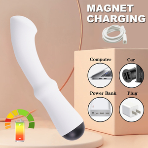 Vrouwen Mini Led G-Spot Verwarming Vagina Tepel Staf Massager Vibrator Vibrator Seksspeeltjes Met <span class=keywords><strong>Dildo</strong></span> Vibrator - Product Image 2
