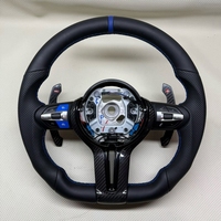 Volant en fibre de carbone pour BMW F30 F32 F34 F33 F10 F12 F15 F20 E90 E70 E71 F35 F22 F18 M3 M4 M5 M Volant de voiture sport