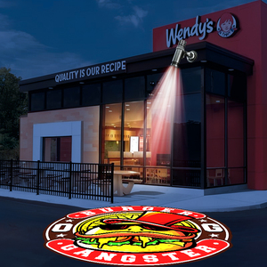 Đèn chiếu quảng cáo ngoài trời Jieneng Hui, logo hình dạng cửa, logo mặt đất, logo quảng cáo tùy chỉnh, máy chiếu logo - Product Image 1