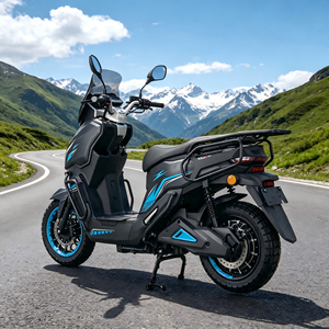 Scooter à essence <span class=keywords><strong>50CC</strong></span> design tendance 2026 Jaune Noir Euro 5 Démarrage sans clé Certifié DOT EPA Freins à disque avant et arrière - Product Image 2