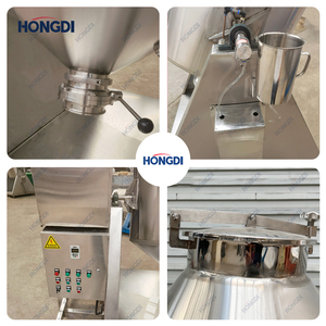 Mezclador de Tambor Automático de Acero Inoxidable con Motor de Corriente Alterna, Pulverizador de Líquido, Capacidad de 100L, Diseño Vertical para Alimentos y Materias Primas Químicas - Product Image 5