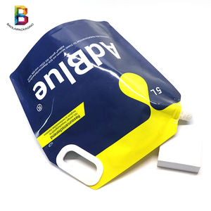 Paquete doy personalizado, bolsa doypack de 5 <span class=keywords><strong>litros</strong></span>, bolsa <span class=keywords><strong>AdBlue</strong></span> con válvula de mango, soporte de papel de aluminio, embalaje de detergente para lavandería - Product Image 6