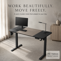 Bureau relevable en placage de bois massif AOR pour le bureau et les jeux à domicile, disponible en design moderne, options multicolores, vente en gros d'usine