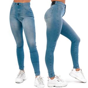 กางเกงยีนส์ผู้หญิงทรงสกินนี่แบบยืด สีซีดจางได้ ไม่ขาด ไม่ฉีกขาด สั่งทำได้ตามต้องการ ขายดี - Product Image 4