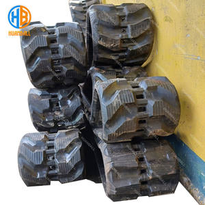 300x52.5x82W cingoli in gomma per apparecchiature Mini escavatore Caterpillar 302.7DCR - Product Image 3