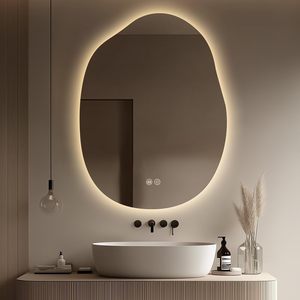 Gương thông minh với loa <span class=keywords><strong>bluetooth</strong></span> và đèn LED, phát nhạc và tin tức cho thói quen buổi sáng nâng cao - Product Image 1