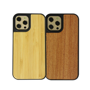 Thiên nhiên bất tre gỗ trường hợp điện thoại cho <span class=keywords><strong>Iphone</strong></span> 15 tự nhiên óc chó trường hợp bằng gỗ được thiết kế cho <span class=keywords><strong>iPhone</strong></span> 15 Pro Max 14 XR XS 13 12 11 - Product Image 3