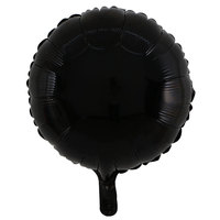 1pc 18 Inch Rond Rose Or Argent Feuille d'Aluminium Impression Joyeux Anniversaire Décoration de Fête Ballon Hélium
