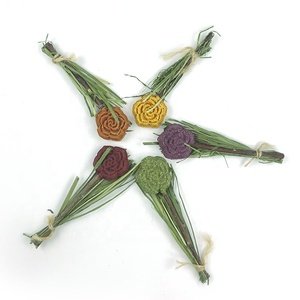 Timothy herbe sucette en forme de fleur lapin friandises pour <span class=keywords><strong>Hamster</strong></span> friandises lapin sain mâcher jouet animal lapin collations - Product Image 6