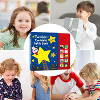 Libros de Cartón Educativos Electrónicos Personalizados con Audio para Niños, con Tapa Dura, Impresión Offset y 10 Botones