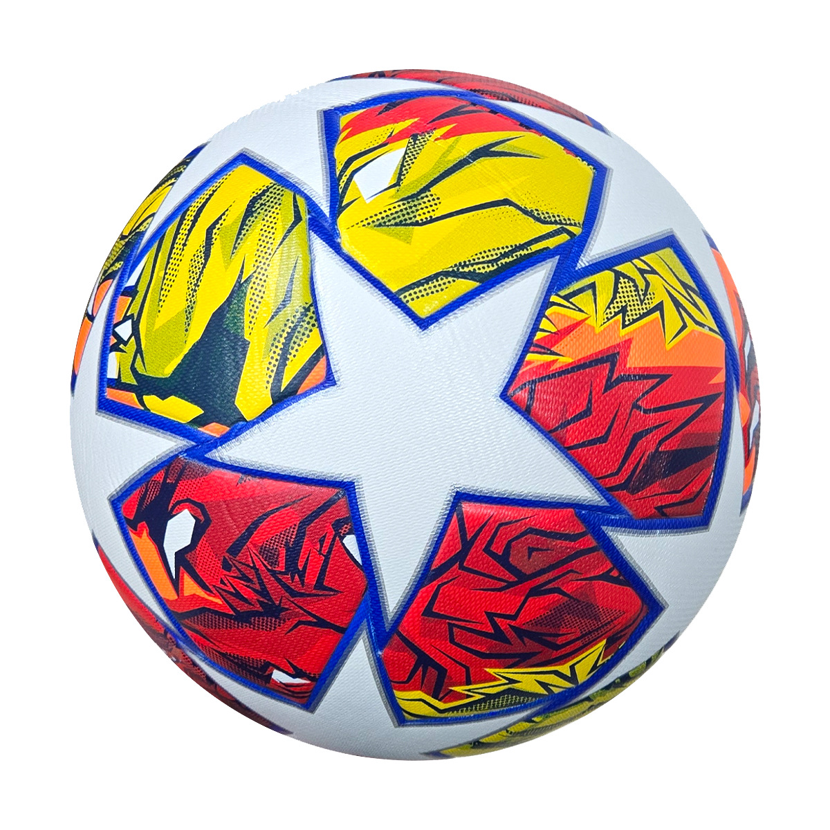 Adhesivo estrella roja y amarilla de PU, resistente al desgaste y a prueba de explosiones.