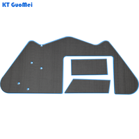 KT GuoMei personnalisé taille/couleur/motif/texture/logo/nom/épaisseur tapis marin pont de bateau double couche étanche CNC coupe