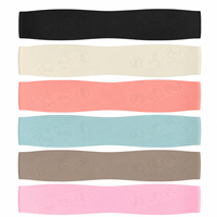 Bande de Résistance en Silicone Large Texturée pour Fessiers et Hanches, Entraînement à Domicile, Fitness, Personnalisation de Marque, Fournisseur OEM en Gros