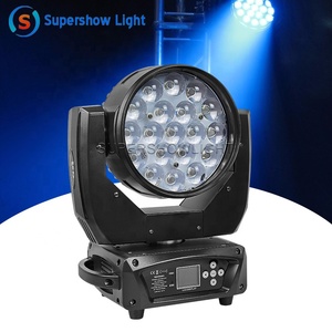 Nhà Máy bán hàng trực tiếp 19x15W Zoom Mac Aura LED di chuyển đầu LED rửa di chuyển đầu ánh sáng DJ Disco bar Mac Aura bản sao - Product Image 6
