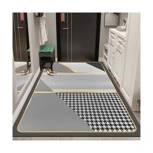 Wholesale bathroom door soft cushions absorbent living room non slip door mats suitable for home entrances