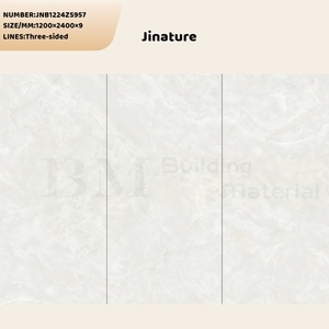 Piastrelle in Gres Porcellanato Lucido 1200x2400mm Spessore 9mm per Villa Appartamento Hotel Officina Design Moderno Effetto Pietra - Product Image 6