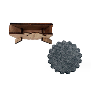 Posavasos de cuerpo de cordero de tela para uso decorativo - Product Image 5