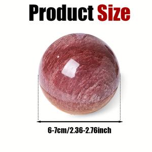 Esfera de Cuarzo Fresa de Estilo Bohemio de Alta Calidad al por Mayor, Piedra de Cristal Natural para Decoración del Hogar Única y Regalos Navideños - Product Image 5