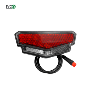 LVCO vélo électrique vélo tout-terrain pliant léger ebike scooter feu arrière - Product Image 1