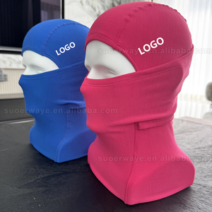 Masker Ski Unisex <span class=keywords><strong>Full</strong></span> <span class=keywords><strong>Face</strong></span> Nyaman Balaclava Satu Lubang Bernapas Anti Angin untuk Bersepeda Mendaki Gunung Topi Olahraga Masker Ski Putih - Product Image 2