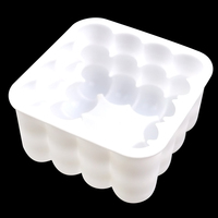 Moule à gâteau en silicone carré unique, petit format, résistant aux hautes températures, pour base de pain, réutilisable, échantillon gratuit usine 1374