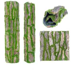 Corteza de árbol de Planta artificial de musgo, gran oferta de QSLHPH-851, para decoración del hogar