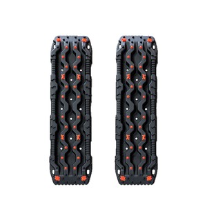 Plaque de protection tout-terrain Thinkwell noire et orange en PP pour voiture, outil de sauvetage pour neige, boue et sable, 2 pièces - Product Image 5