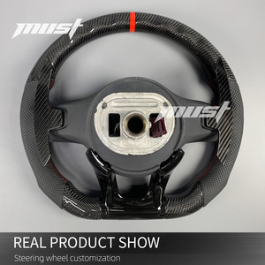 Volant personnalisé en fibre de carbone véritable pour <span class=keywords><strong>Mercedes</strong></span>-Benz, mise à niveau style <span class=keywords><strong>AMG</strong></span> 2018-2023 W167 W205 W213 GT <span class=keywords><strong>63</strong></span> <span class=keywords><strong>Classe</strong></span> <span class=keywords><strong>C</strong></span> <span class=keywords><strong>Classe</strong></span> G GLA - Product Image 5