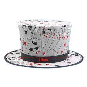 <span class=keywords><strong>Cappello</strong></span> a cilindro pieghevole da Poker pieghevole per maghi cappelli magici essenziali per oggetti di scena Magic Gimmick per maghi accessori per maghi - Product Image 1