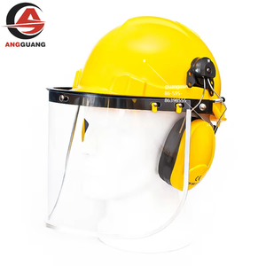 Casco di Sicurezza per Edilizia Protezione Anti-Perforazione Visiera Visibile Paraorecchie in Fibra ABS Certificato EN397 Guangmin YY-110 - Product Image 3