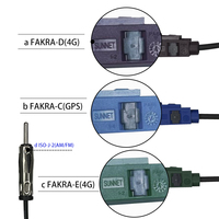 Antenne de voiture à ailette de requin à gain élevé AM FM GPS 4G LTE, antenne combinée multifonctionnelle à ailette de requin