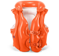 Gilet de sauvetage gonflable de luxe en PVC pour enfants de 3 à 6 ans