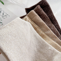 Chaussettes Scintillantes Femme Tendance en Lurex, Vente Chaude, Populaires, Beige Kaki Café Noir Or Métallique Argent Brillant
