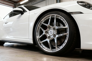 168 Özelleştirilmiş 2 Parçalı Parlak Dövme Alaşım Jant Gümüş Kaplama ve İçbükey Tasarım Boyutları 5x114.3 5x120 6x139.7 bmw Z3 G80 için - Product Image 5