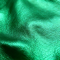 Tissu synthétique réfléchissant en PU de couleur métallique douce et écologique, finition lisse, cuir synthétique pour voitures et chaussures