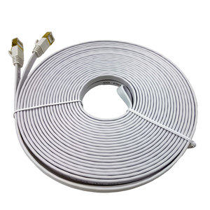 Chất lượng cao và giá thấp rg45 cáp Ethernet CAT7 32AWG sstp Slim cat <span class=keywords><strong>7</strong></span> phẳng cáp Ethernet - Product Image 1
