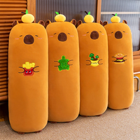 Oreiller décoratif 50 70 90 110 cm, poupée capybara, fabrication de jouets en peluche personnalisés, jouets en peluche, jouets en peluche de Noël pour machine à griffes
