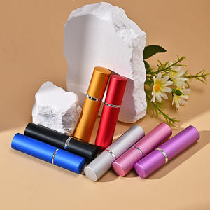 Customized Portable 5ml Cylinder Spray Bottle with <b>Rubber</b> <b>Stopper</b> Electroplating Separated Perfume Cosmetics Bottle - Product Image 3