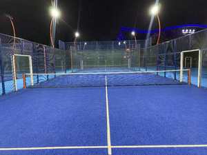 JSMC China <span class=keywords><strong>Gold</strong></span> Supplier 2024 Raquetas de tenis de pista de pádel panorámicas usadas para deportes de seguridad de <span class=keywords><strong>padel</strong></span> - Product Image 5