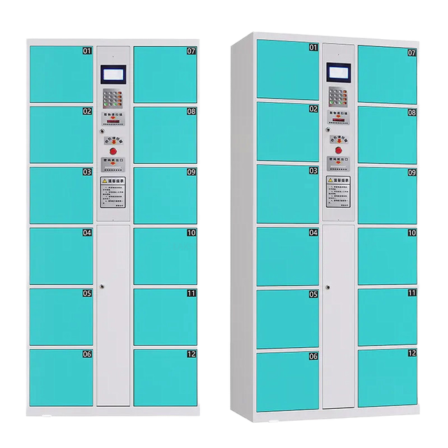 More Doors Electronic Smart Outdoor Parcel Delivery Steel Package Storage Locker System with Rust Resistant Waterproof Features