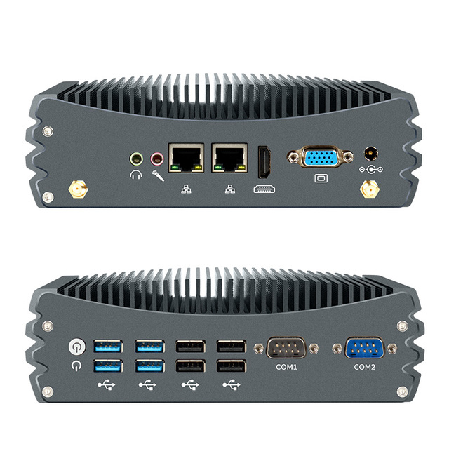 Industrial Mini Pc I5-4278U I7-4578U CPU Dual RJ45 1*VGA 1*HDMI Display Port Fanless Mini Pc  for Industrial