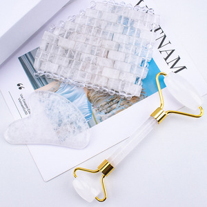 Natural <b>Jade</b> Eye Facial Mask for Beauty and Rose Quartz Green Face Eye Mask - Product Image 6