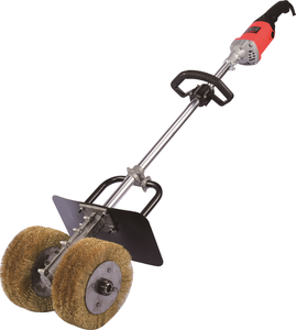 Mélangeurs à béton portatifs à vitesse réglable, nouveau composant moteur avec fonction de décapage de la rouille et de nettoyage du mortier - Product Image 1