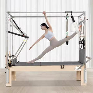 Di lusso corea Pilates Reformer Con Torre pieghevole Con <span class=keywords><strong>trampolino</strong></span> e tappetino per Pilates attrezzature Yoga tavola Pilates - Product Image 1