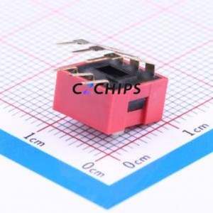 VHG/S-03HG-R DIP Switch Through hole Component (THT) Switch Flat Toggle, Raised Type Single Pole Single Throw 3 2.54mm - Product Image 2