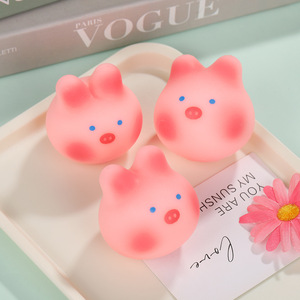 Juguete de Descompresión Suave y Adorable de Flor de Cerezo, Conejo y Cerdo para Apretar, para Niños de 5 a 7 Años - Product Image 3