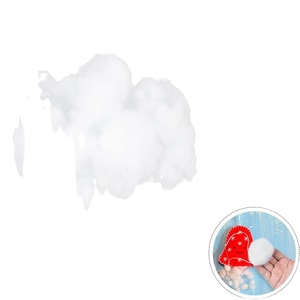 Factory-Supplied 150G Eco-Friendly <strong>Dacron</strong> Fiberfil 7D Carded Bag for DIY Stuffing Crafts Toy <strong>Fiber</strong> Filling Finished Products - Product Image 3